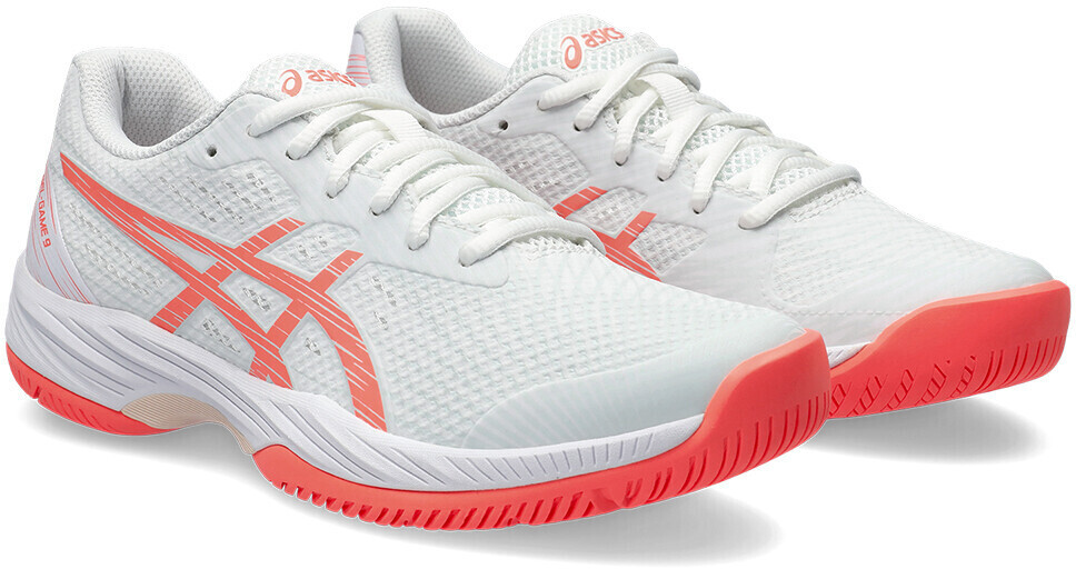 Asics Gel Game Tennis Shoe white sun coral au meilleur prix sur idealo