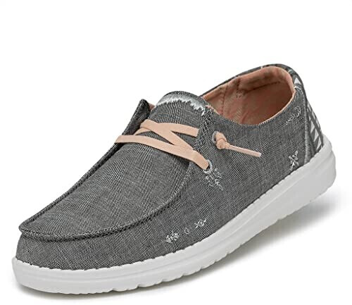 Dude Women's Wendy Boho Moccasin grey