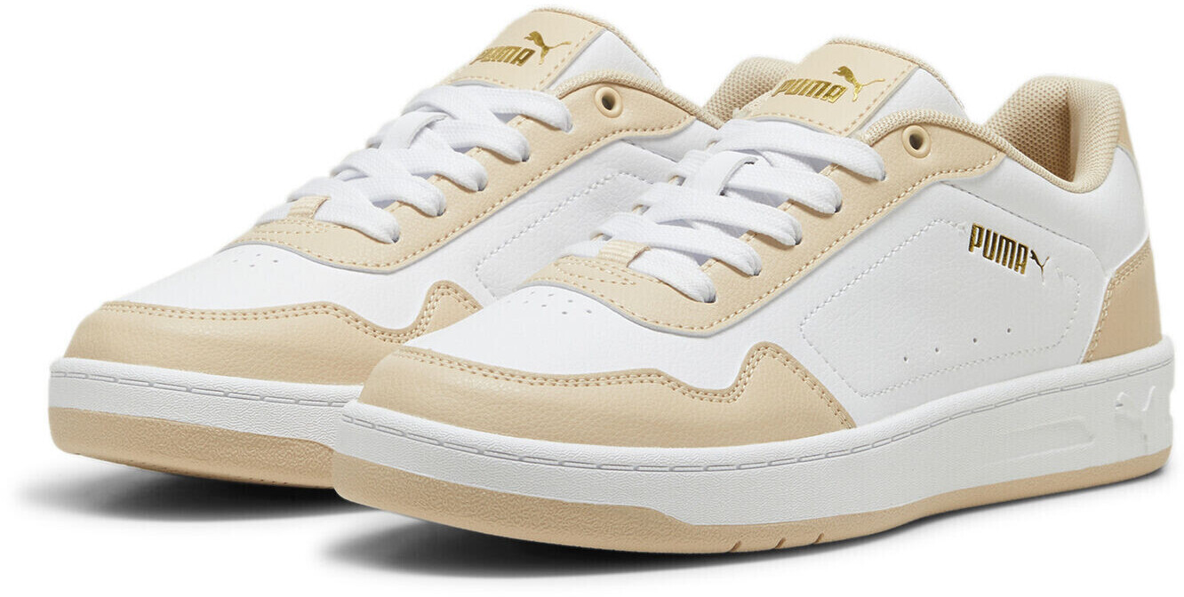 Puma Court Classy Sneaker white cashew gold
