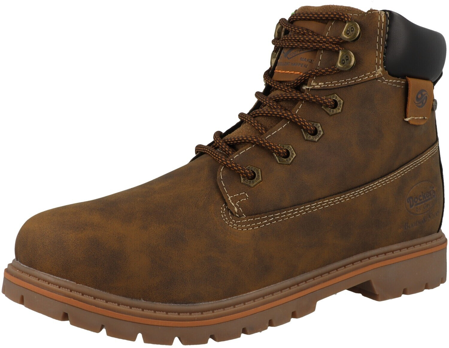Dockers by Gerli Lace-up dark brown 8875310