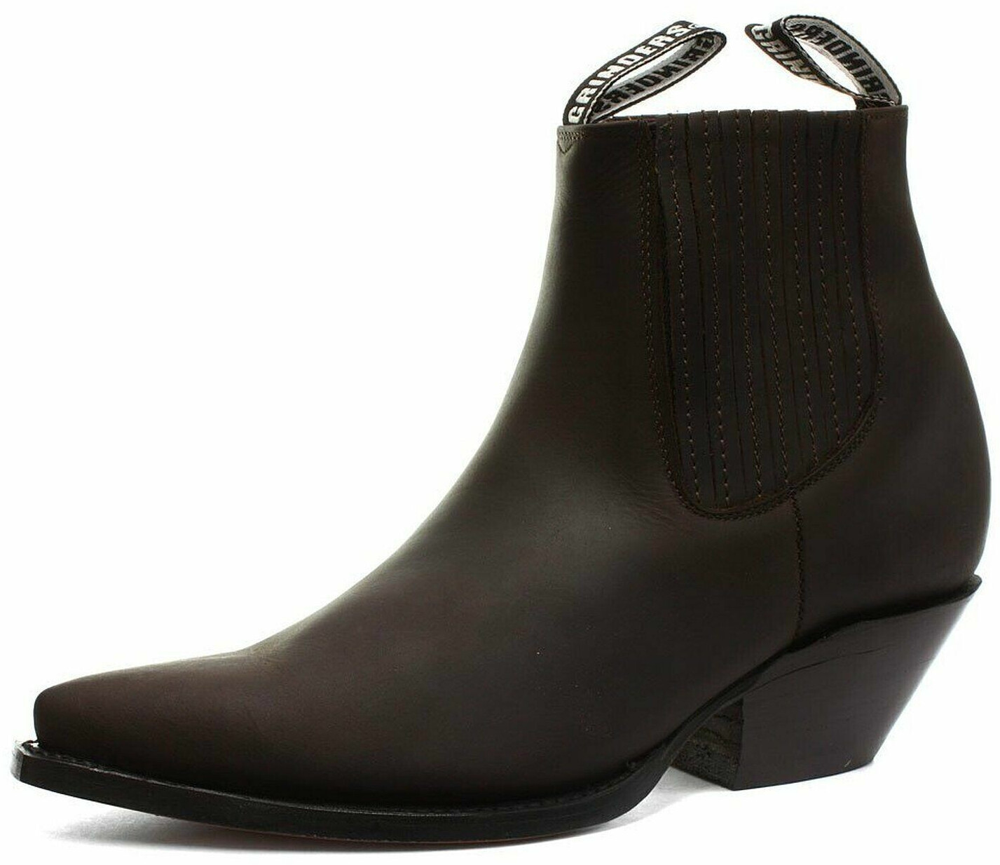 Grinders Brown MUSTANG Slip On Cowboy Western