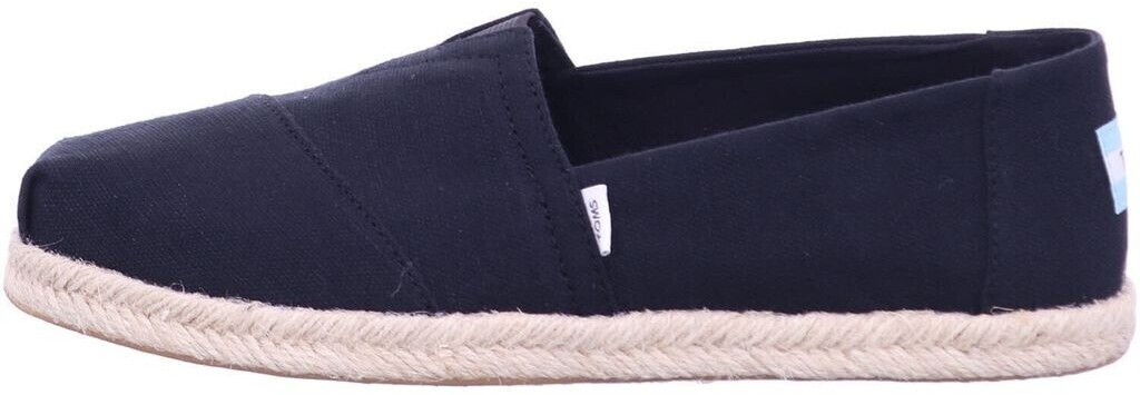 TOMS Shoes Alpargata Rope Flat Slipper black