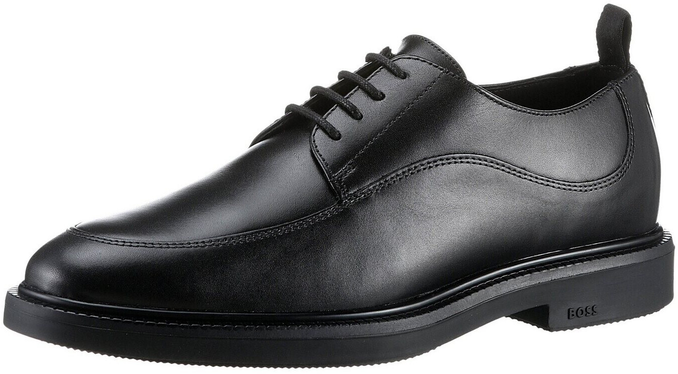 Hugo Boss LARRY DERB lace-up shoe with fashionable decorative seams black