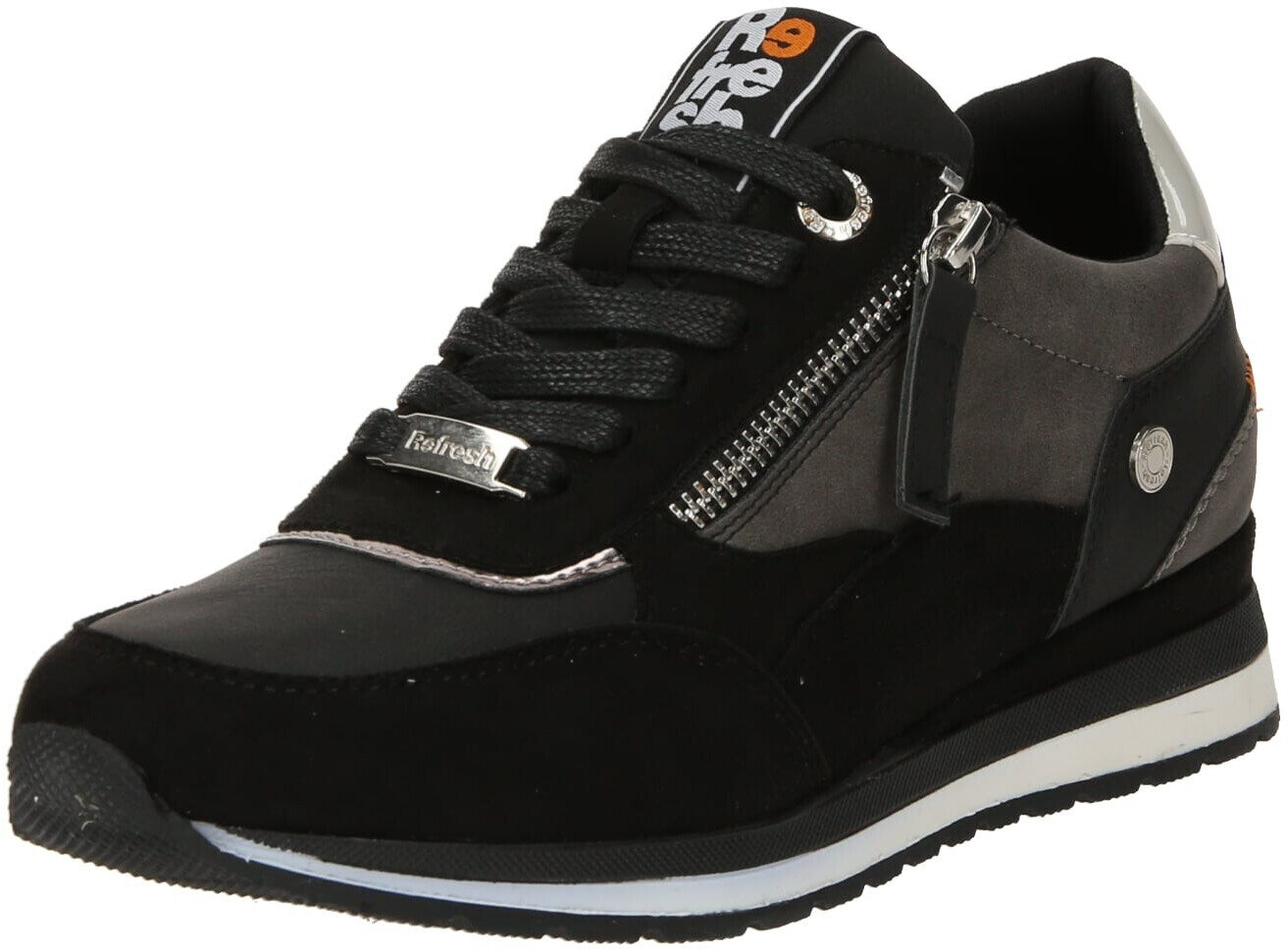 Refresh Sneaker dark grey orange black 14372605
