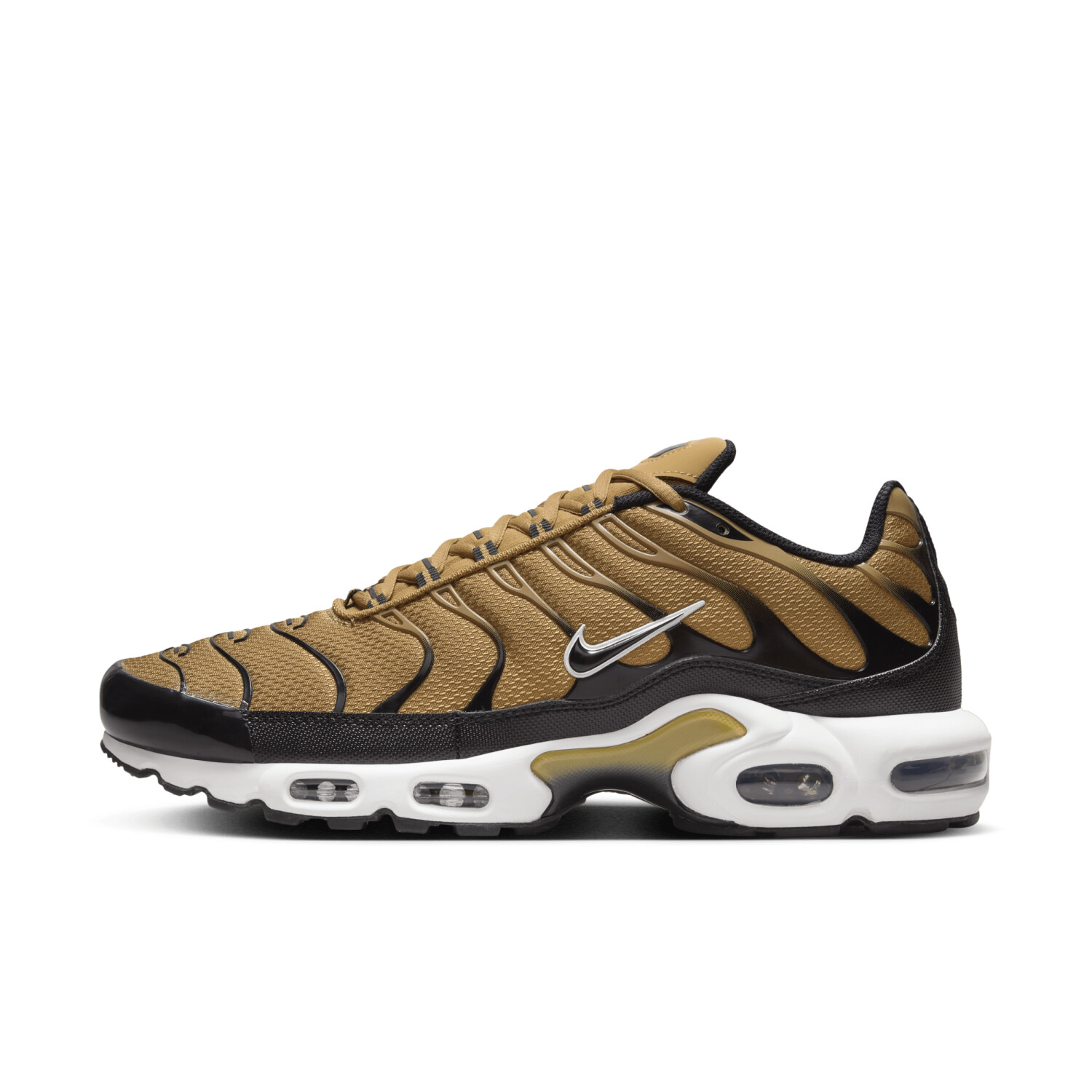 Air max plus gold and white best sale