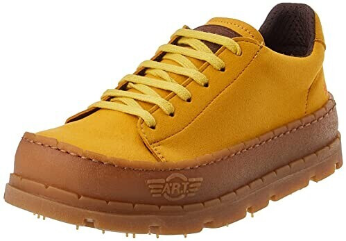Art Blue Planet platform shoes mustard yellow