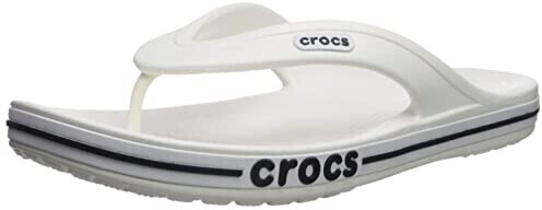 Crocs bayaband white flip flops clearance