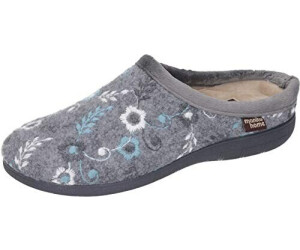 Manitu Pantoletten Pantolette Aus Textil, Nubukleder