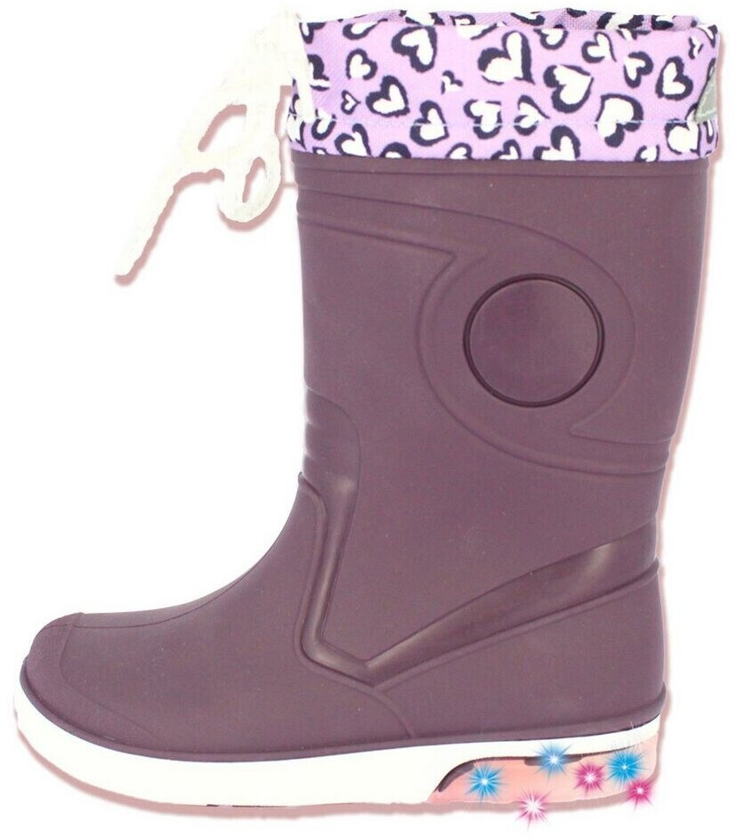 Beck Blinking rubber mud rain with warm lining glow the dark