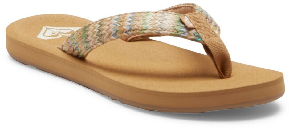 Roxy Porto Raffia II Flip Flops golden