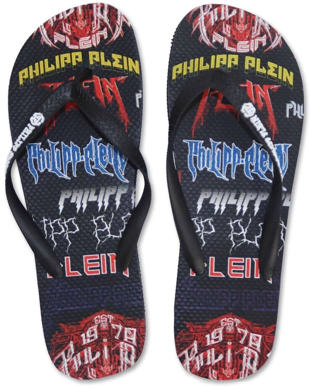 Philipp Plein Flip-Flops and Slippers BRD 90299 Unisex black 128067