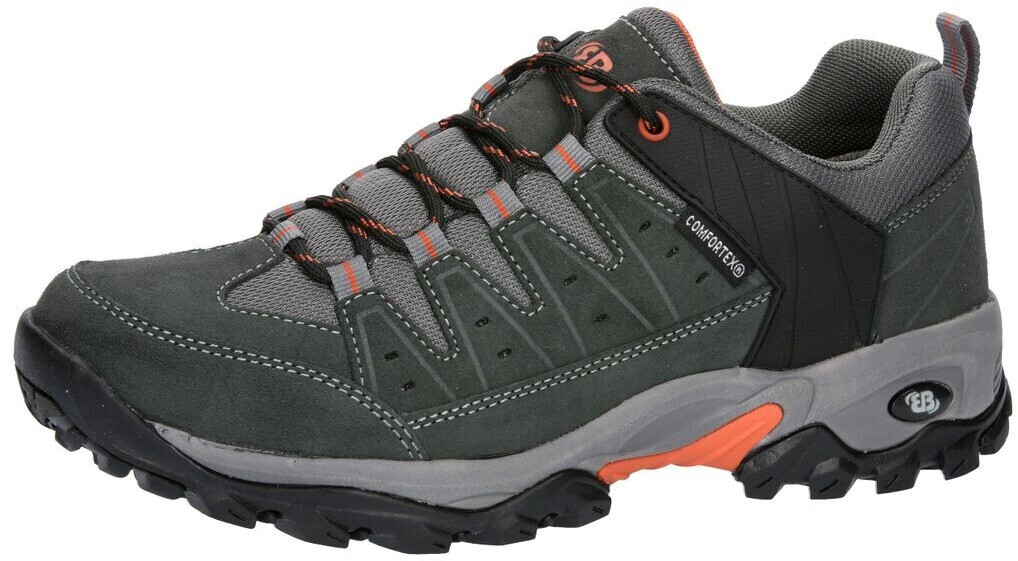 Brütting Mount Pinos Low Trail Running Shoes anthracite orange