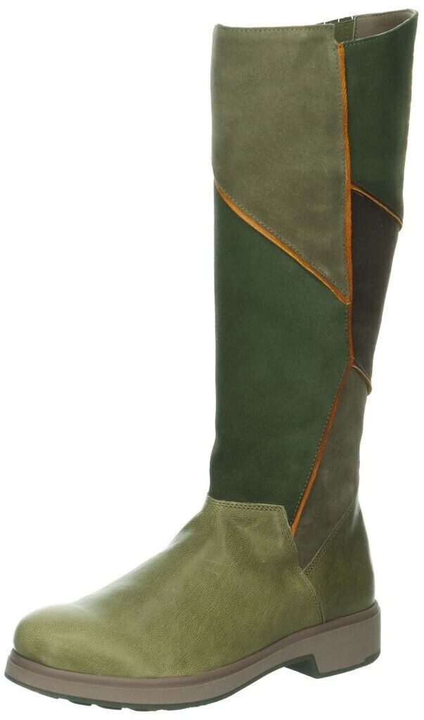 Think COGITA sustainable patchwork loden lining 7000 Jade Kombi