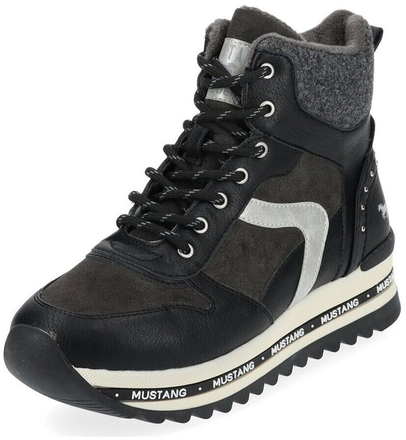 MUSTANG Lace-up with platform sole 1364-505 black