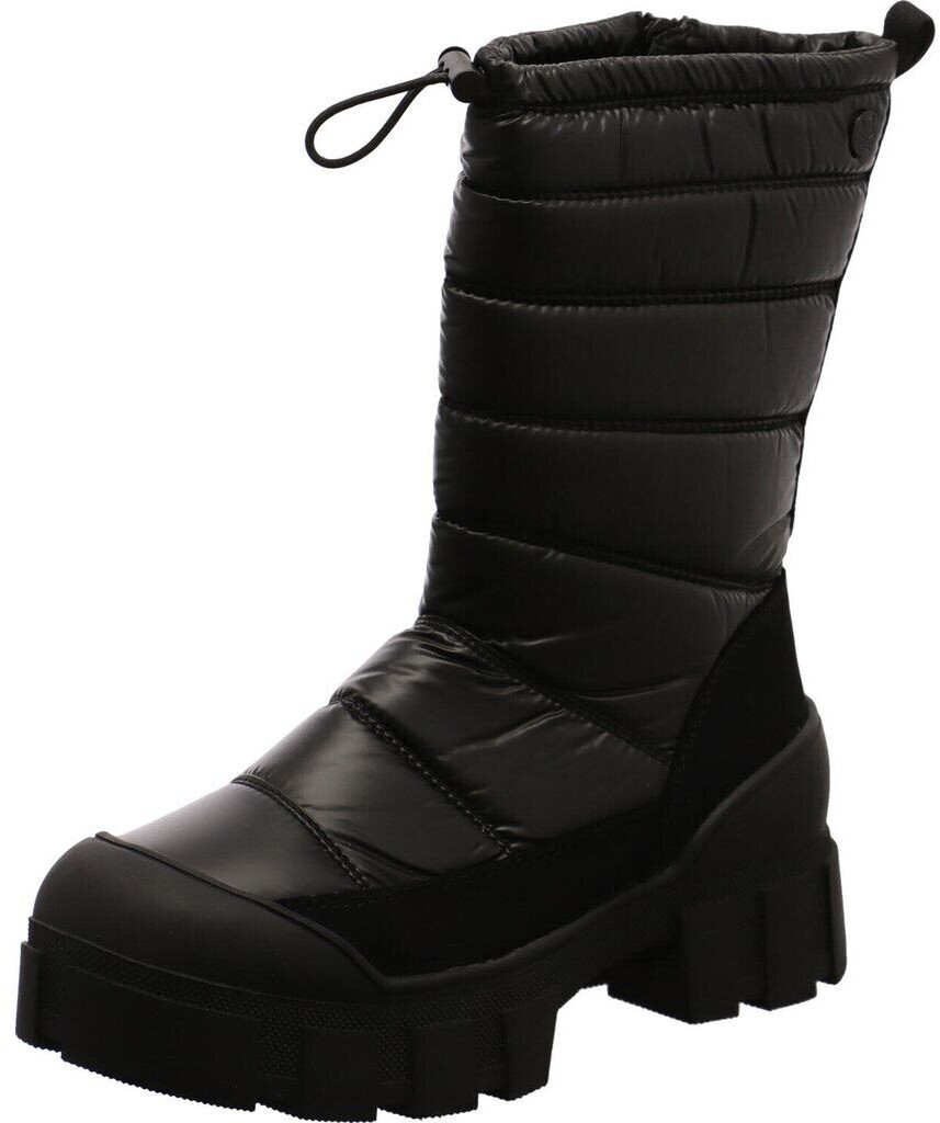 Caprice Winter with heel Climotion water-repellent lined Wide G Vegan black