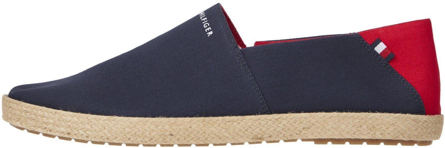 Tommy Hilfiger Espadrille with jute cover blue red