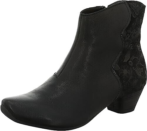 Think AIDA leather lined sustainable black combi