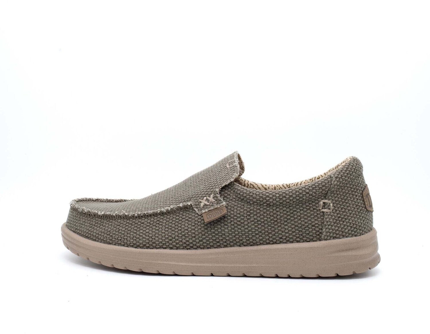 Dude Slipper Mikka Braided beige