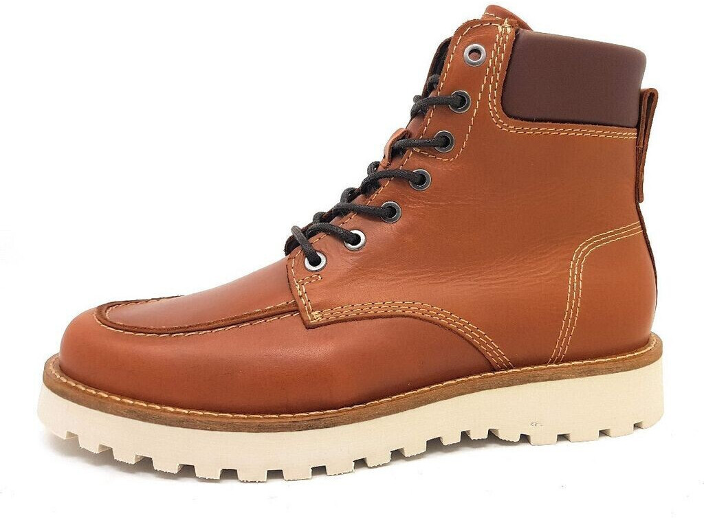 Marc O'Polo Lace-up smooth leather brown