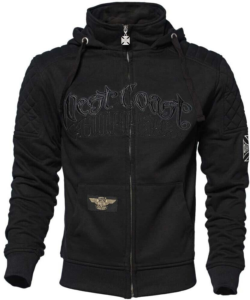 West Coast Choppers Aramidic Lining Por Vida Hoodie black
