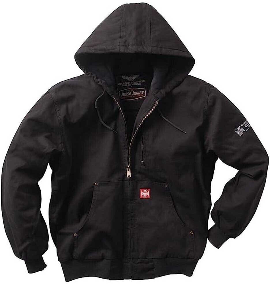 West Coast Choppers Heavy Duty Canvas Jacket black