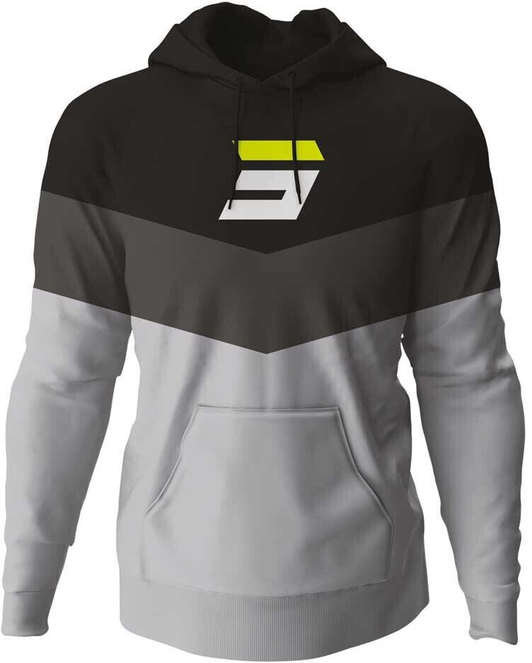 Shot Stripe Hoodie black/grey