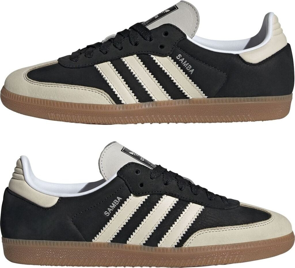 Adidas Samba OG Women core black wonder white silver metallic ab