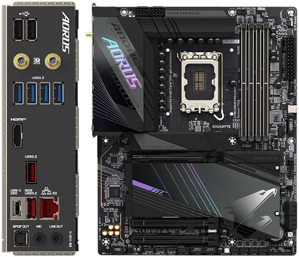 Z790 AORUS PRO X ＋ Intel i5 14400Fセット GIGABYTE Z790 AORUS PRO X LGA 1700(14th,13th,12th Gen) Intel