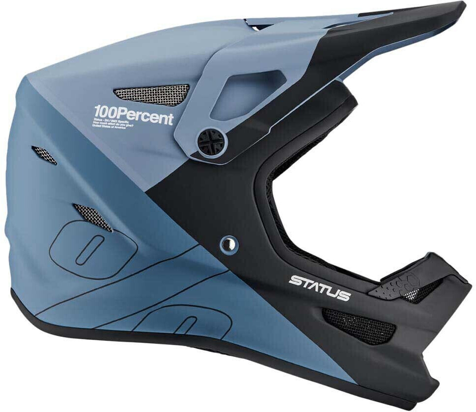 100% Status Downhill Helmet (10CSSTASP22XXLBL) blue