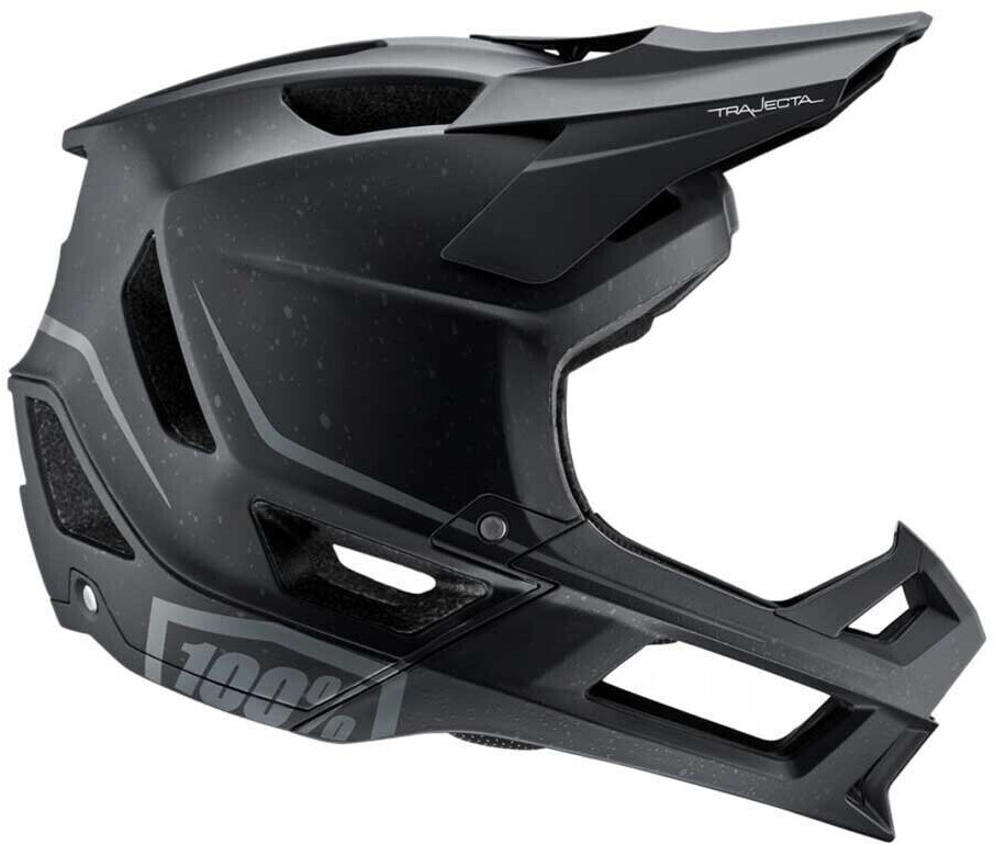 100% Trajecta Fidlock Sp21 Downhill Helmet (10CSTRASP21LBK) silver