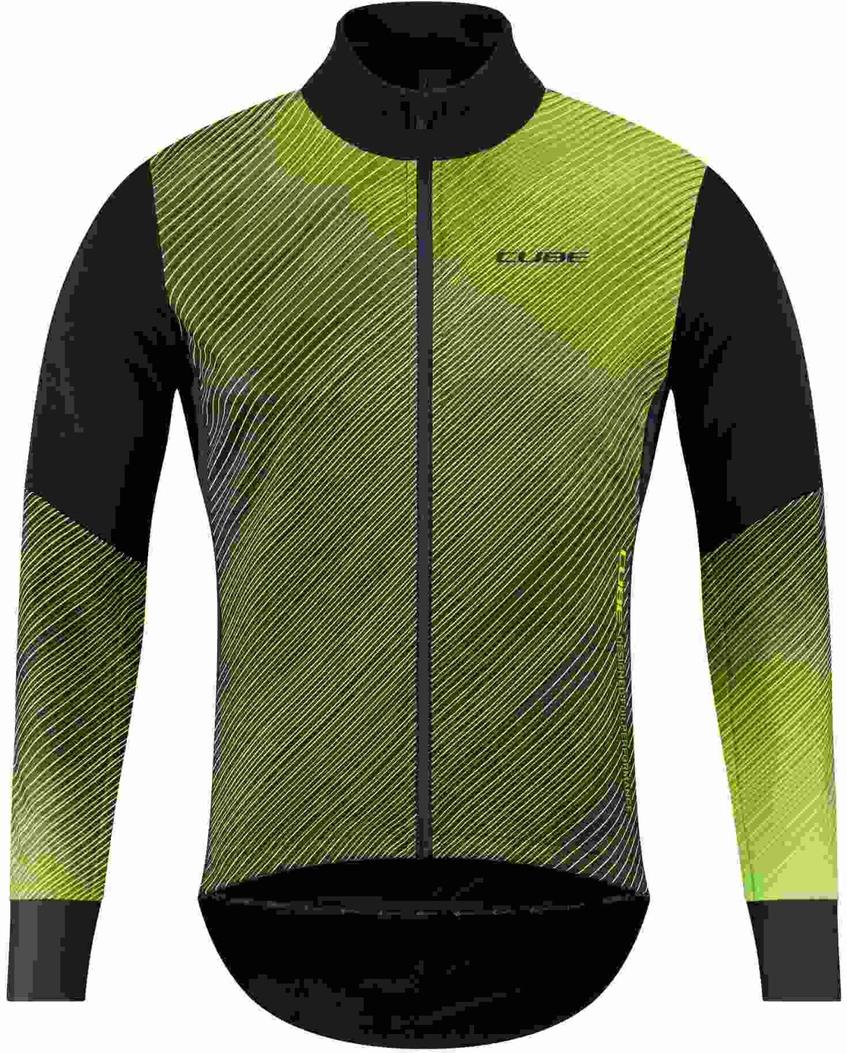 Cube Blackline Softshell jacket Safety black´n´neon