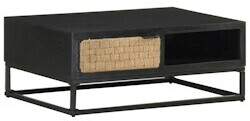 vidaXL Coffee table 90x60x35 cm Mango