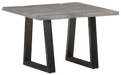 vidaXL Coffee table with tree edges 60x60x40 cm acacia