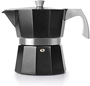 ibili Evva Black 12 cups