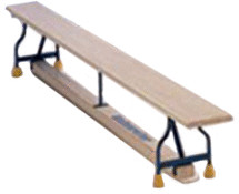 Wallenreiter Turnbank mit Stahlfüßen