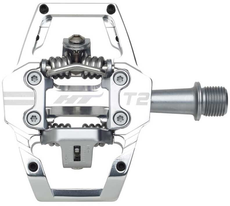 Ht-Components T2 pedals silver (htpet2sl)