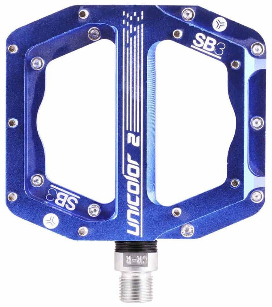 SB3 Unicolor 2 pedals silver (sbpduni2bl)