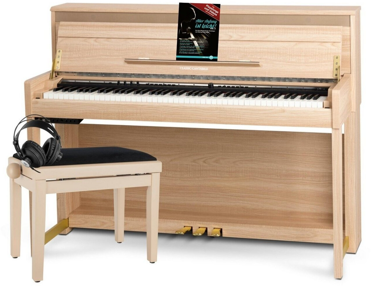 Classic Cantabile UP-1 LA oak light Deluxe Set