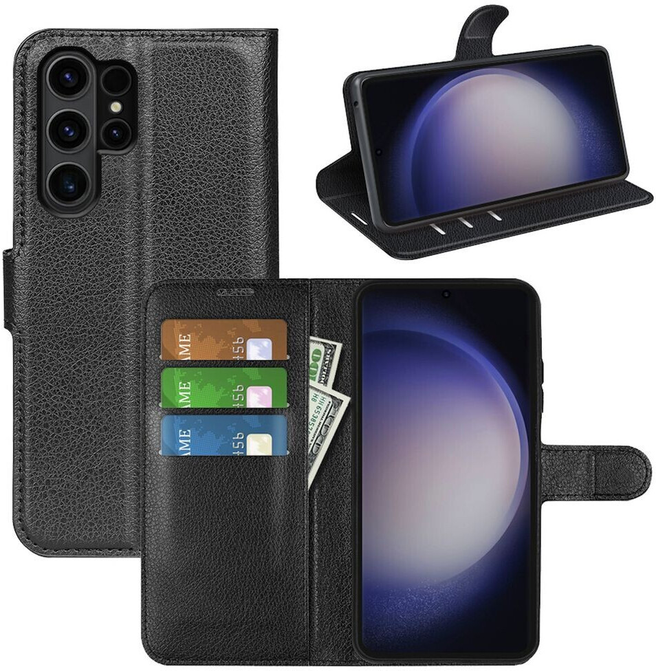 Wigento 48686 Für Samsung Galaxy S24 Ultra Tasche Wallet Premium
