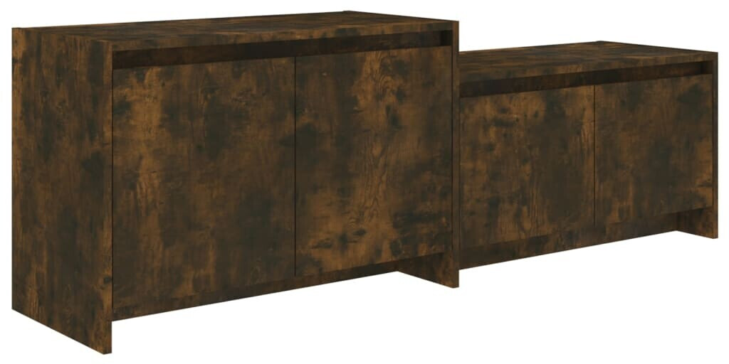 vidaXL TV cabinet smoked oak 146.5x35x50 cm