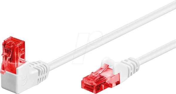 Goobay CAT 6 U/UTP Patchkabel 0,25m weiß
