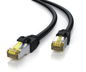 Primewire CAT 7 S/FTP Outdoor-Patchkabel 25m schwarz