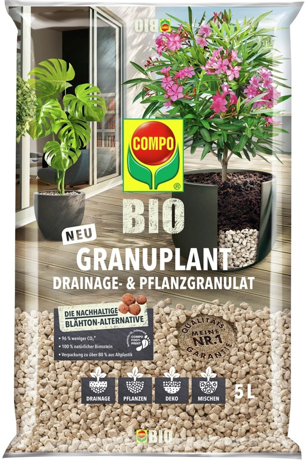 COMPO® BIO drainage- en plantengranulaat