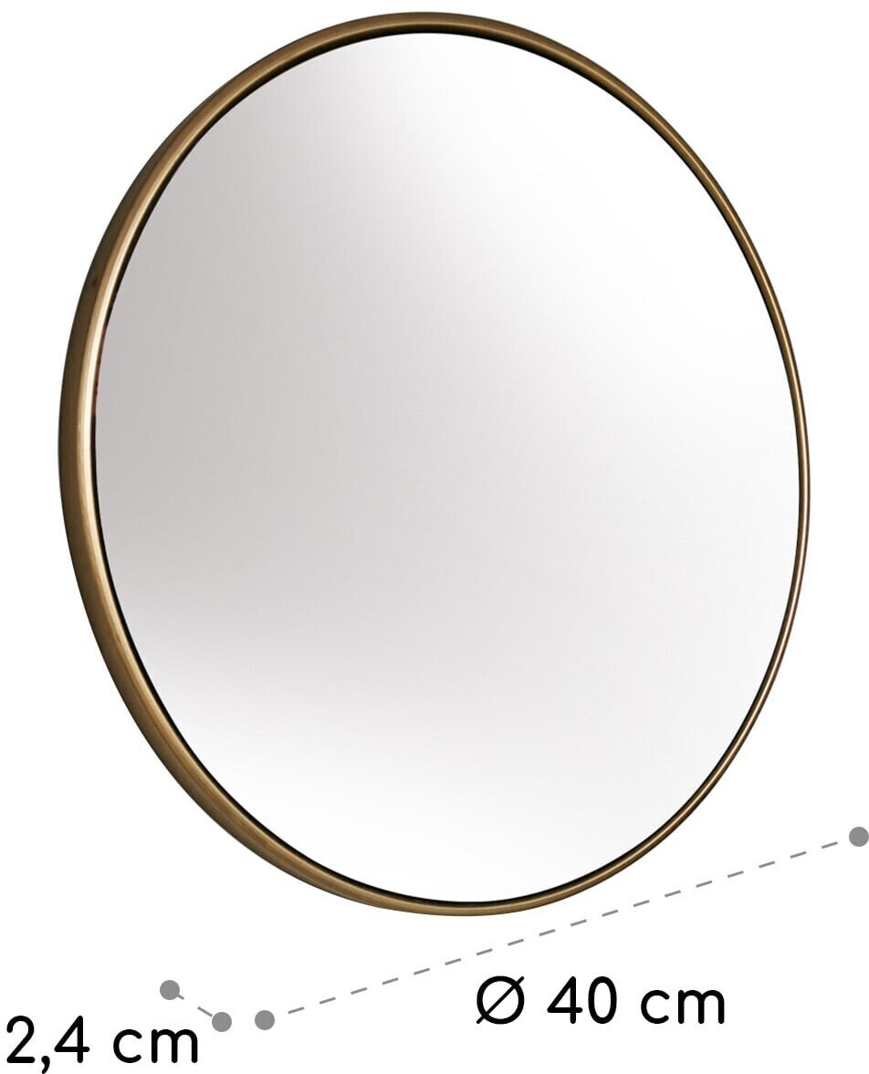 Casa Chic Wall mirror Ø 40 cm gold a € 31,99 (oggi)
