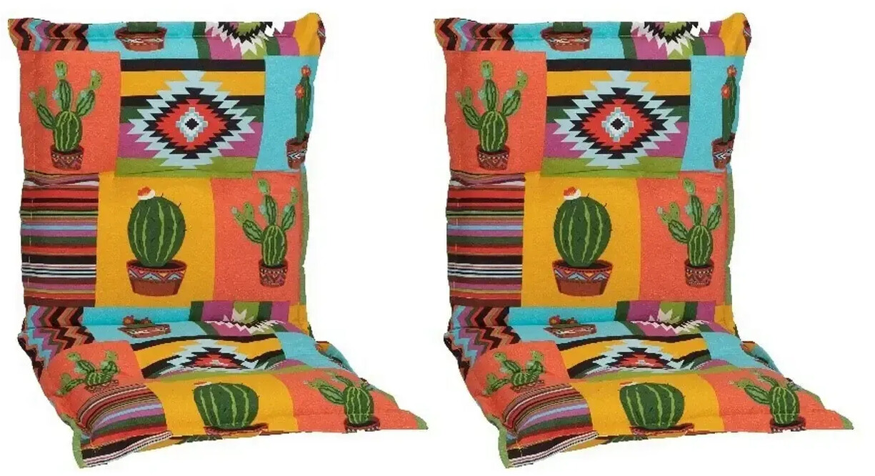 beo® 2er set auflage texas be743 dschungel print mit... beo 2er Set Niederlehner Nizza Mexico Desin für Niedriglehner-Stühle ...