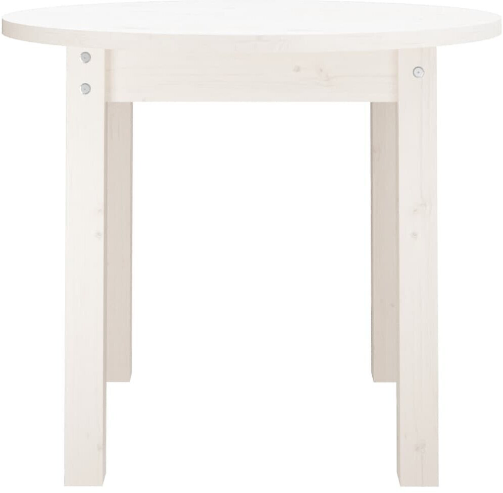 vidaXL Coffee table Ø 55x45 cm White