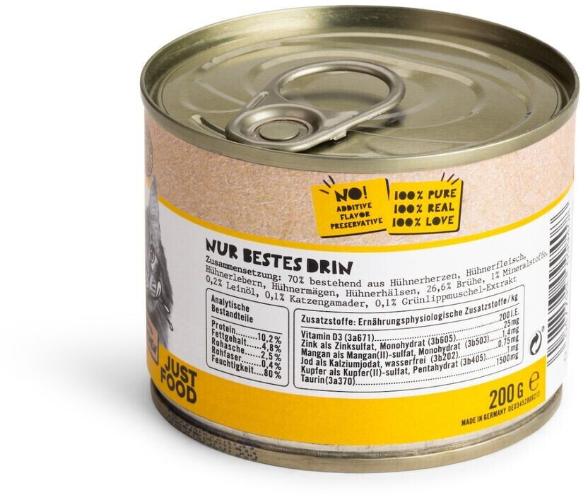 Dogs´n Tiger Pâtée pour chat 200g Dogs´n Tiger Pâtée pour chat 200g