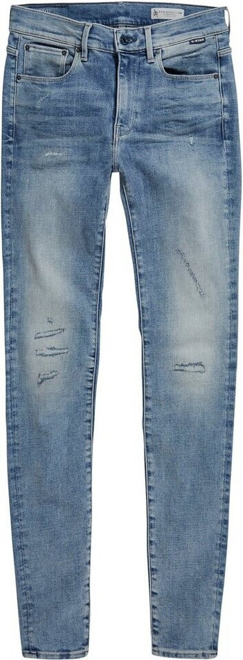 Jeans Skinny Donna G-Star 3301 Alta Vita - Blu Vintage Gold Digger (D05175-c051-h117) - Taglie 23W X 28L