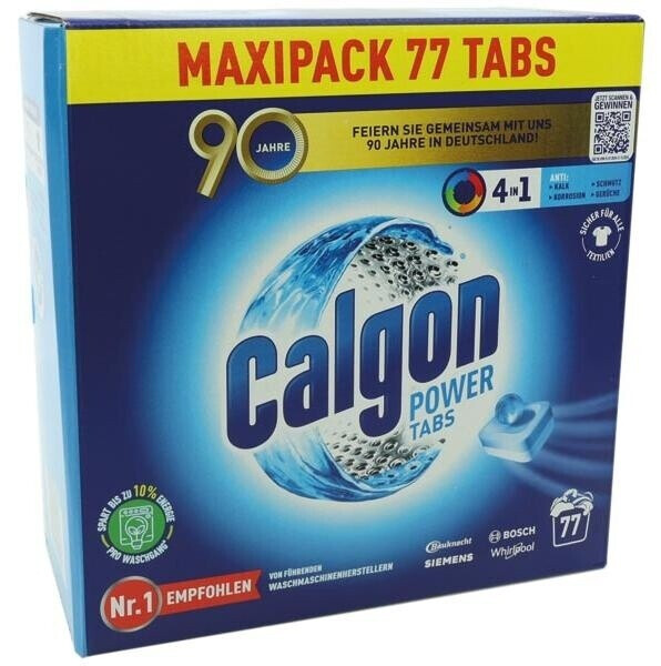 Calgon Wasserenthärter Power Tabs 4in1, gegen Kalk, Schmutz und Gerüche, 77 Tabs, Bild 3