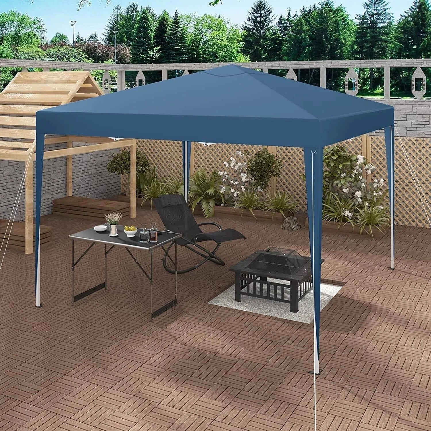 Woltu Pavillon Pop Up Oxford Metallrahmen 3x3 M Blau PVL0002bl Ab 74 woltu-pavillon-pop-up-oxford-metallrahmen-3x3-m-blau-pvl0002bl-ab-74
